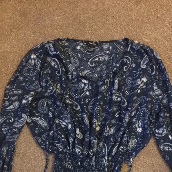 Long sleeve crop top - Picture 2 of 2